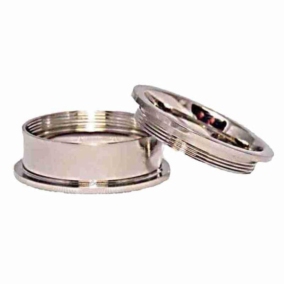 5-Pack 8mm Stainless Steel Ring Core Blanks Custom Inlay DIY Jewelry – Opal  & Findings